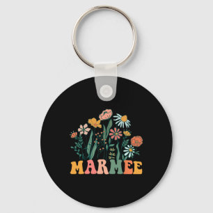 New Marmee Wildflower First Birthday & Baby Sh Key Ring