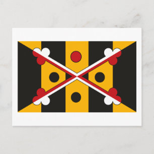 New Maryland Flag Postcard