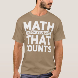 New Math Teacher Gift T-Shirt