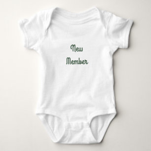 New Member Baby Clothes Bodysuit