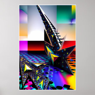 New Memphis Design Vistas Poster