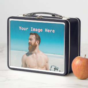 NEW! Metal Lunchbox - Black- Custom