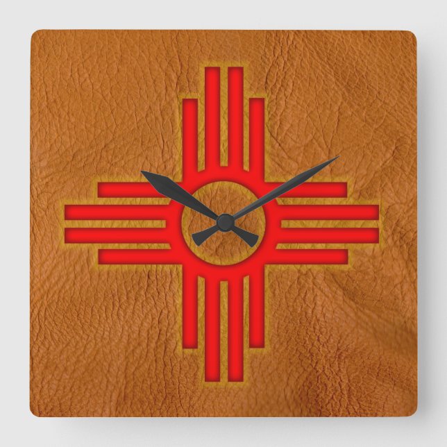 New Mexico 10.75" Square Wall Clock (Front)