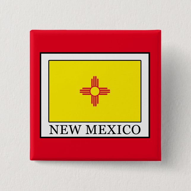 New Mexico 15 Cm Square Badge (Front)