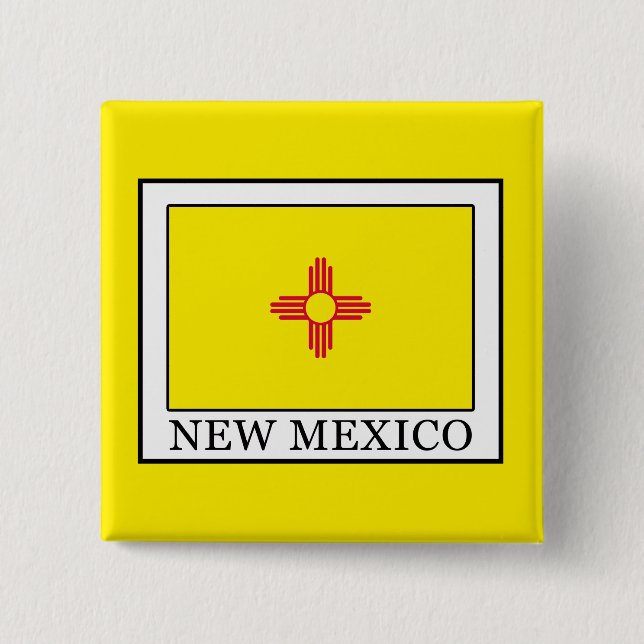 New Mexico 15 Cm Square Badge (Front)