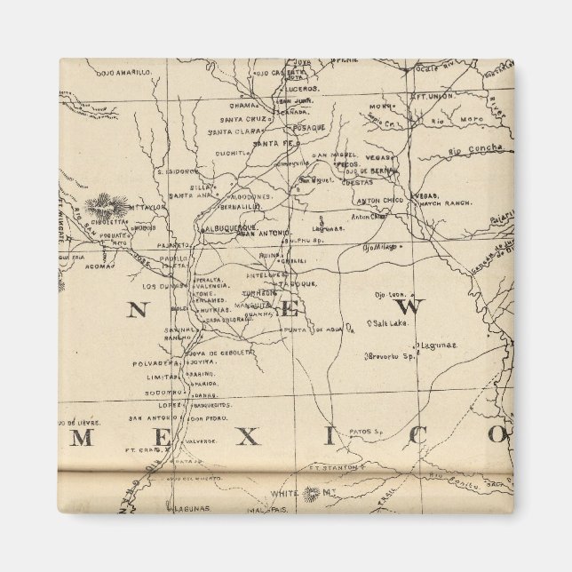 New Mexico 3 Magnet (Front)