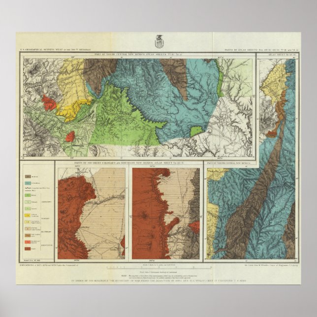 New Mexico and Colorade Poster (Front)