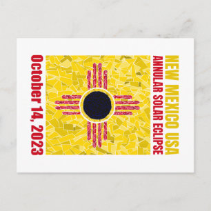 New Mexico Annular Eclipse Post Card