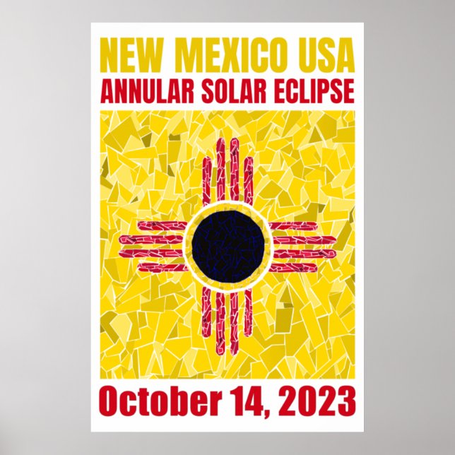 New Mexico Annular Eclipse Poster (Front)