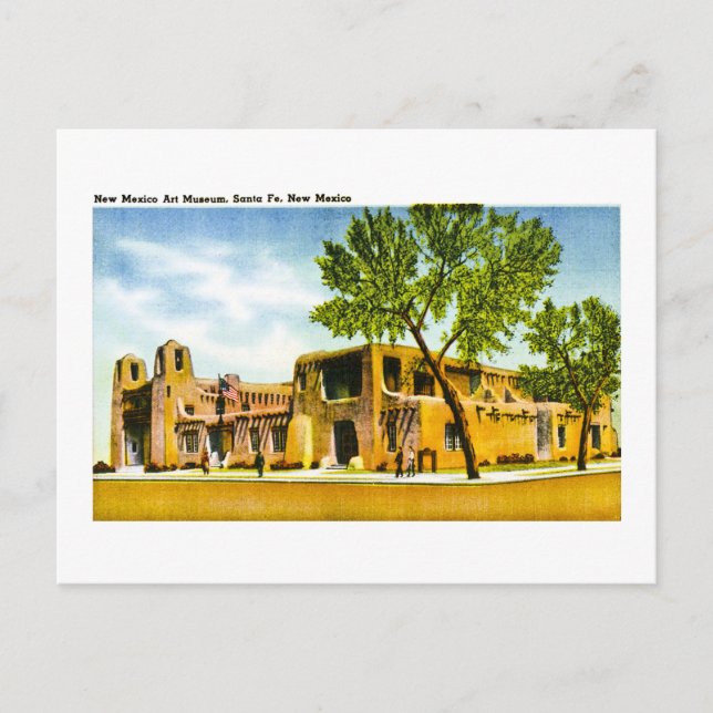 New Mexico Art Museum, Santa Fe, New Mexico Postcard (Front)