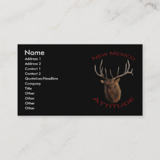 New Mexico Attitude Business Card