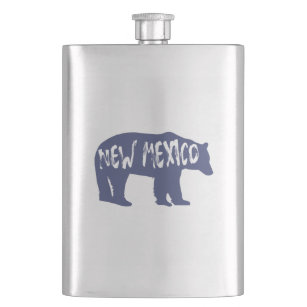 New Mexico Bear Hip Flask
