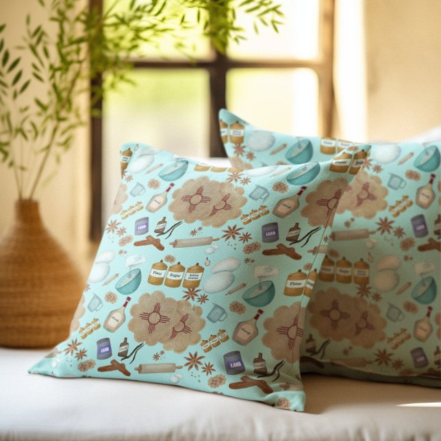 New Mexico Biscochito Cookies Zia Sun Cushion (Creator Uploaded)