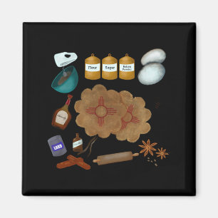 New Mexico Biscochito Cookies Zia Sun Toddler Magnet