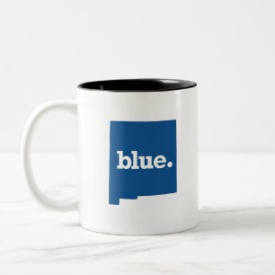 NEW MEXICO BLUE STATE Two-Tone COFFEE MUG