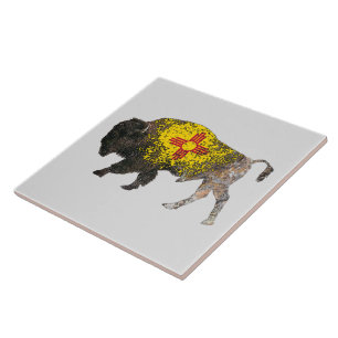 New Mexico Buffalo Spirit Tile
