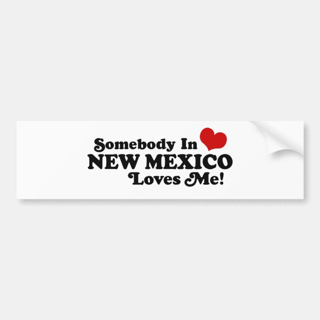 New Mexico Bumper Sticker (Front)