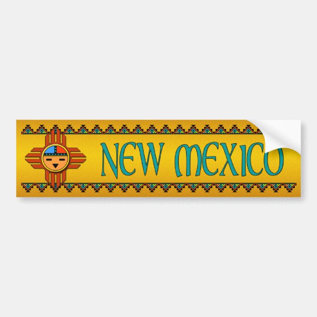 New Mexico Bumper Sticker (Front)