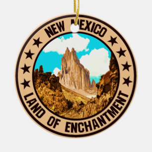 New Mexico                                         Ceramic Tree Decoration