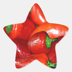 New Mexico Chilli Peppers (Chile) Star Sticker