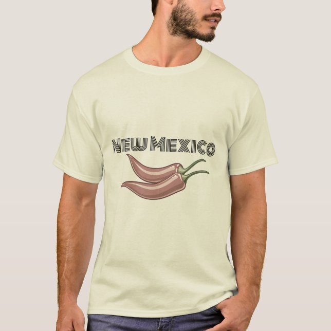 New Mexico Chilli Peppers T-Shirt (Front)