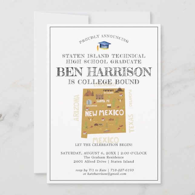 New Mexico | College Bound Graduation Party (Front)