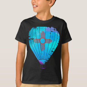 New Mexico Festival Hot Air Balloon Zia Gift  T-Shirt