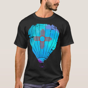 New Mexico Festival Hot Air Balloon Zia Gift T-Shirt