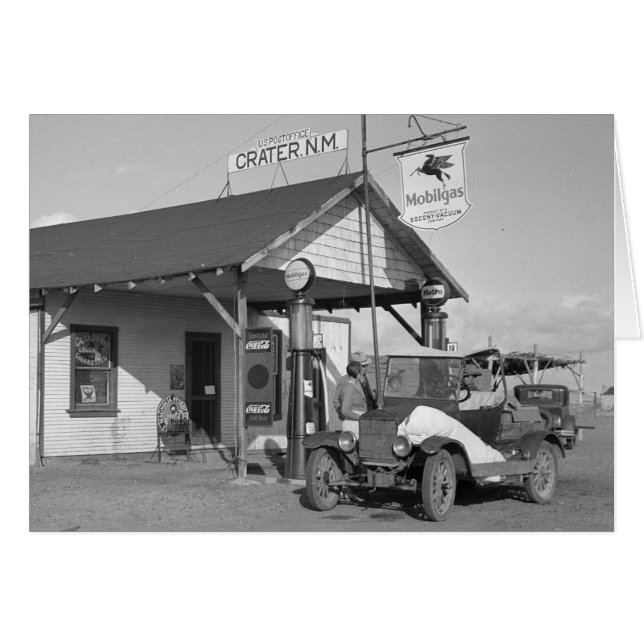 New Mexico Filling Station, 1936 (Front Horizontal)