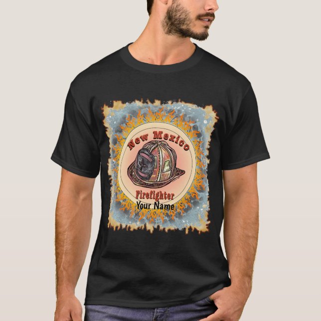 New Mexico Firefighter t shirt (Front)