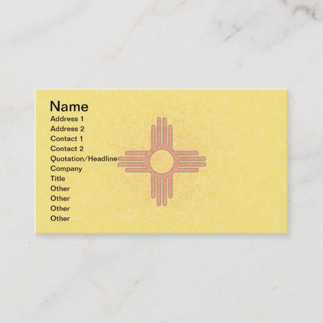 NEW MEXICO FLAG Business Cards (Front)