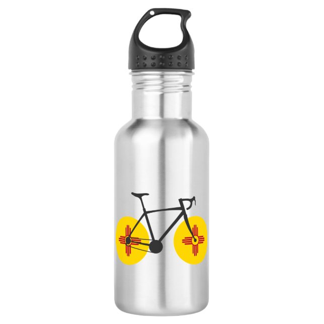 New Mexico Flag Cycling 532 Ml Water Bottle (Front)