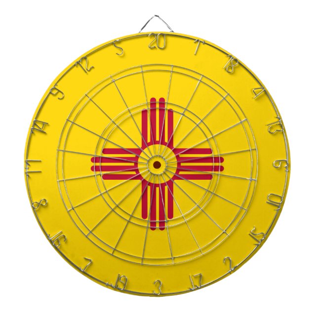New Mexico Flag Dartboard (Front)