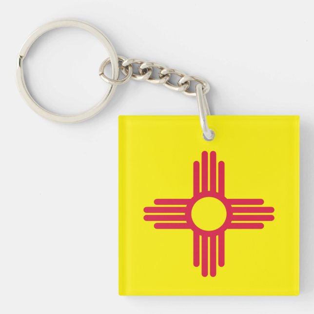 New Mexico flag Key Ring (Front)