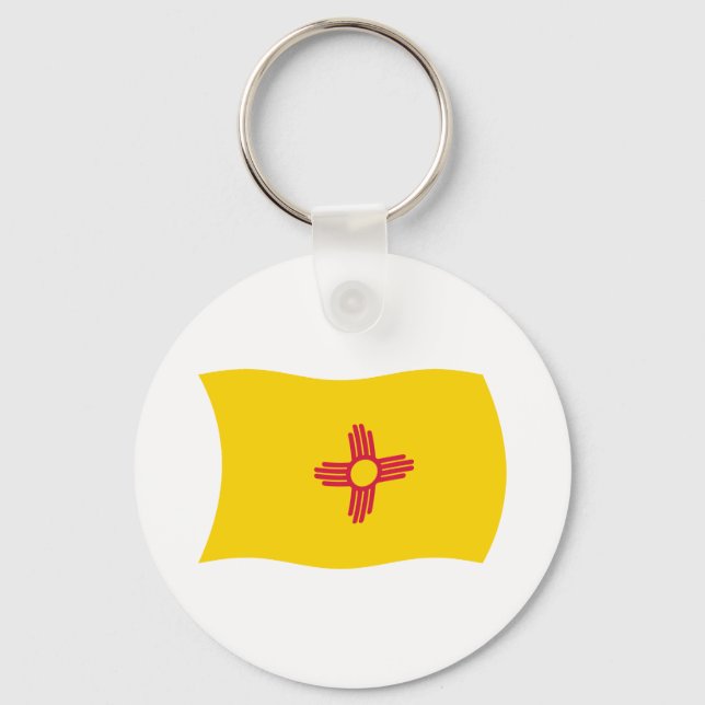 New Mexico Flag Keychain (Front)