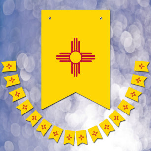 New Mexico Flag Party, bunting Banners / Weddings