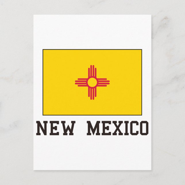 New Mexico Flag Postcard (Front)