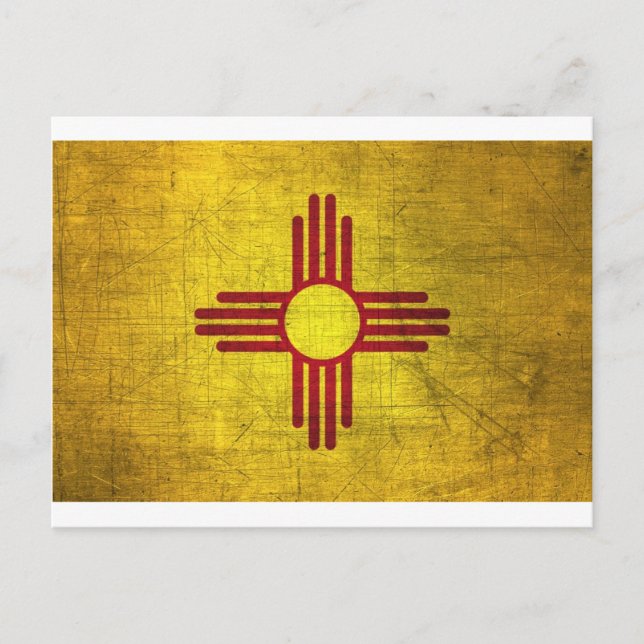New Mexico Flag Postcard (Front)