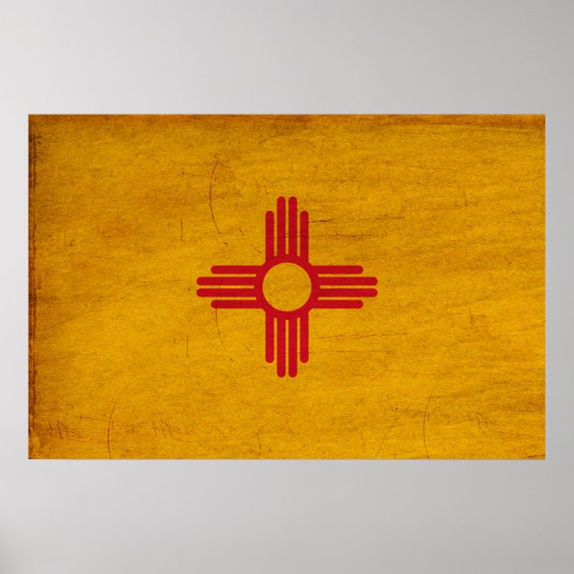 New Mexico Flag Poster (Front)