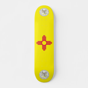 New Mexico flag Skateboard