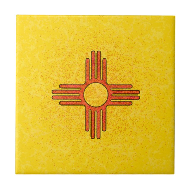 NEW MEXICO FLAG Tile (Front)