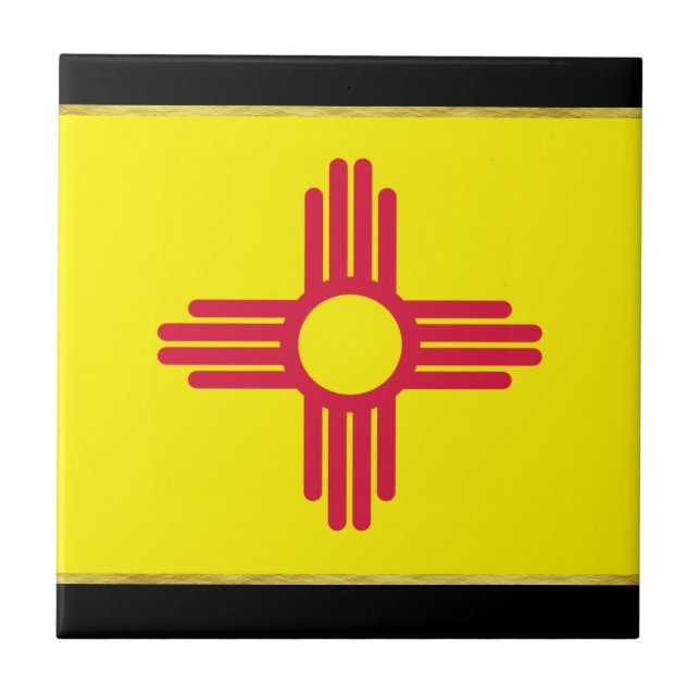 New Mexico flag Tile (Front)