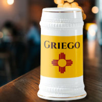 New Mexico flag with Zia symbol