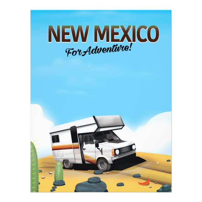 New Mexico "For Adventure" Travel poster (Front)