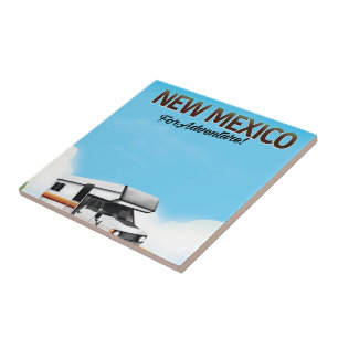 New Mexico "For Adventure" Travel poster Tile