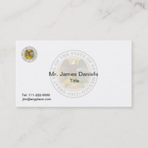 New Mexico Great Seal Business Card