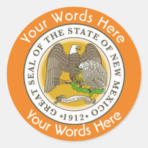 New Mexico Great Seal Custom Sticker
