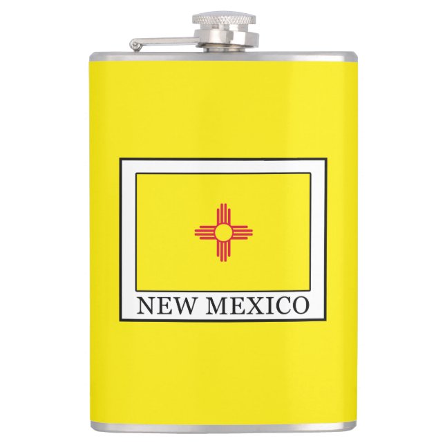 New Mexico Hip Flask (Front)