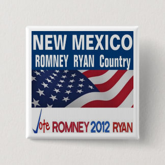 NEW MEXICO is Romney Ryan Country Button