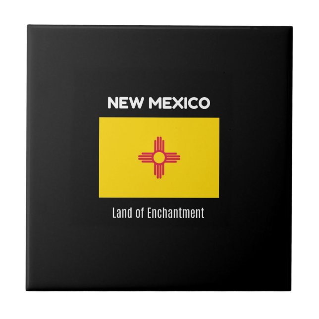 New Mexico, Land of Enchantment Tile (Front)